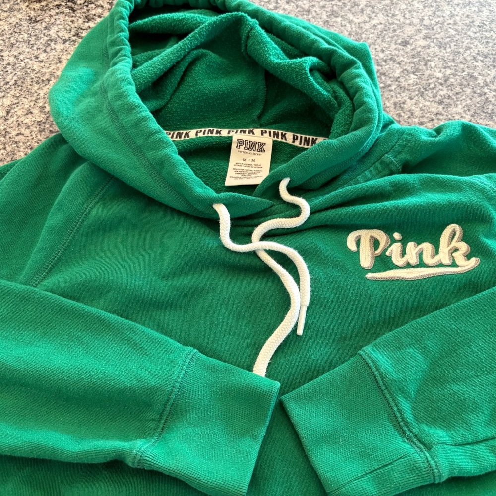 PINK Victoria's Secret Green Hoodie